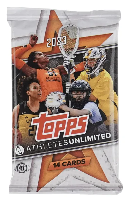 2023 Topps Athletes Unlimited All Sports Hobby Box 24 Packs per Box, 14 Cards per Pack