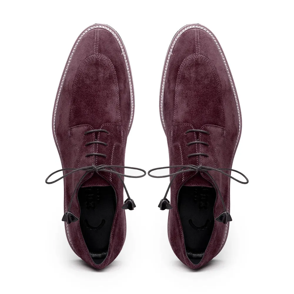 26-220-BDX CAMPO Sueded Goatskin Lace Up, Bordeaux