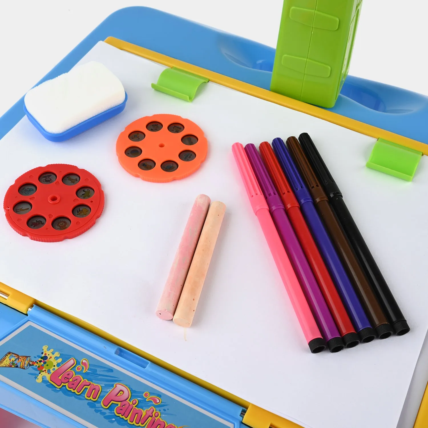 3 in1 Kid's Easel Projection Drawing Table For Kids