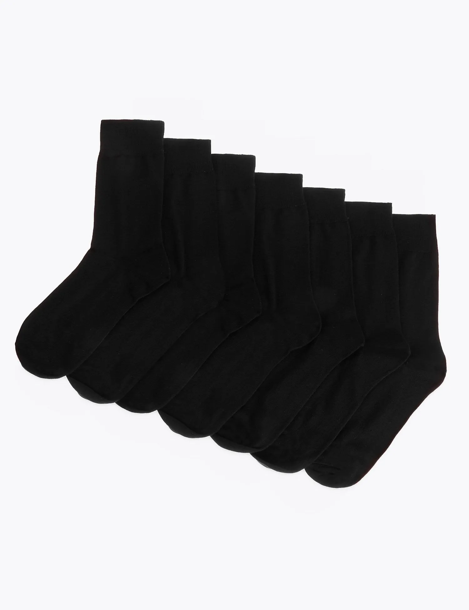 7 Pack Cotton Rich Socks