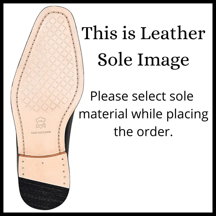 Adam Brogue Leather Sole Shoes - Clearance