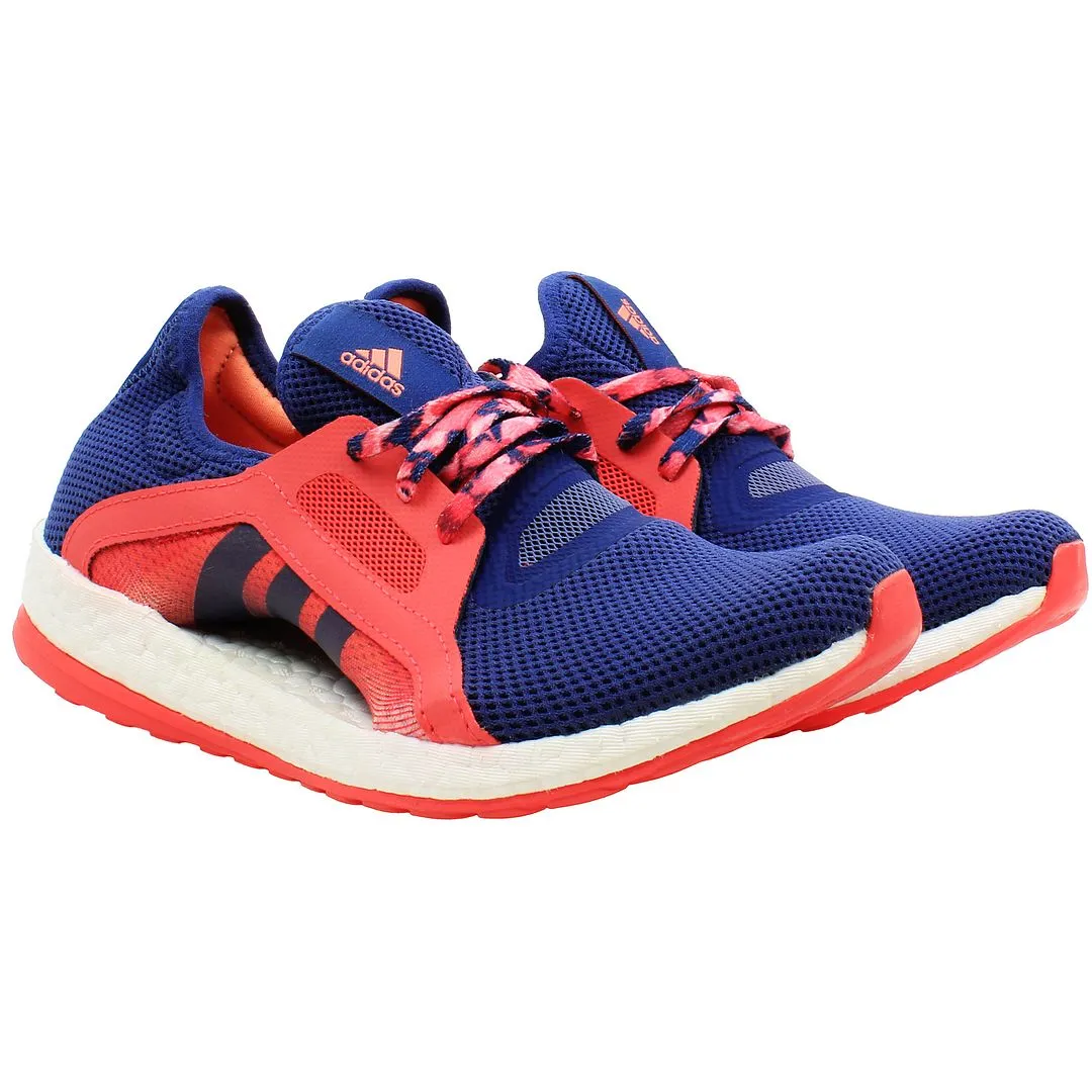 Adida PureBoost X Womens Pink/Blue Running Shoes