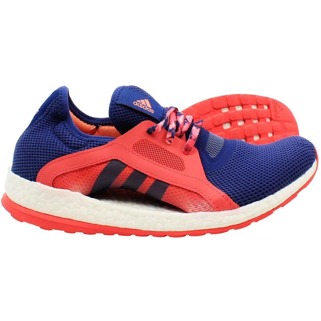 Adida PureBoost X Womens Pink/Blue Running Shoes