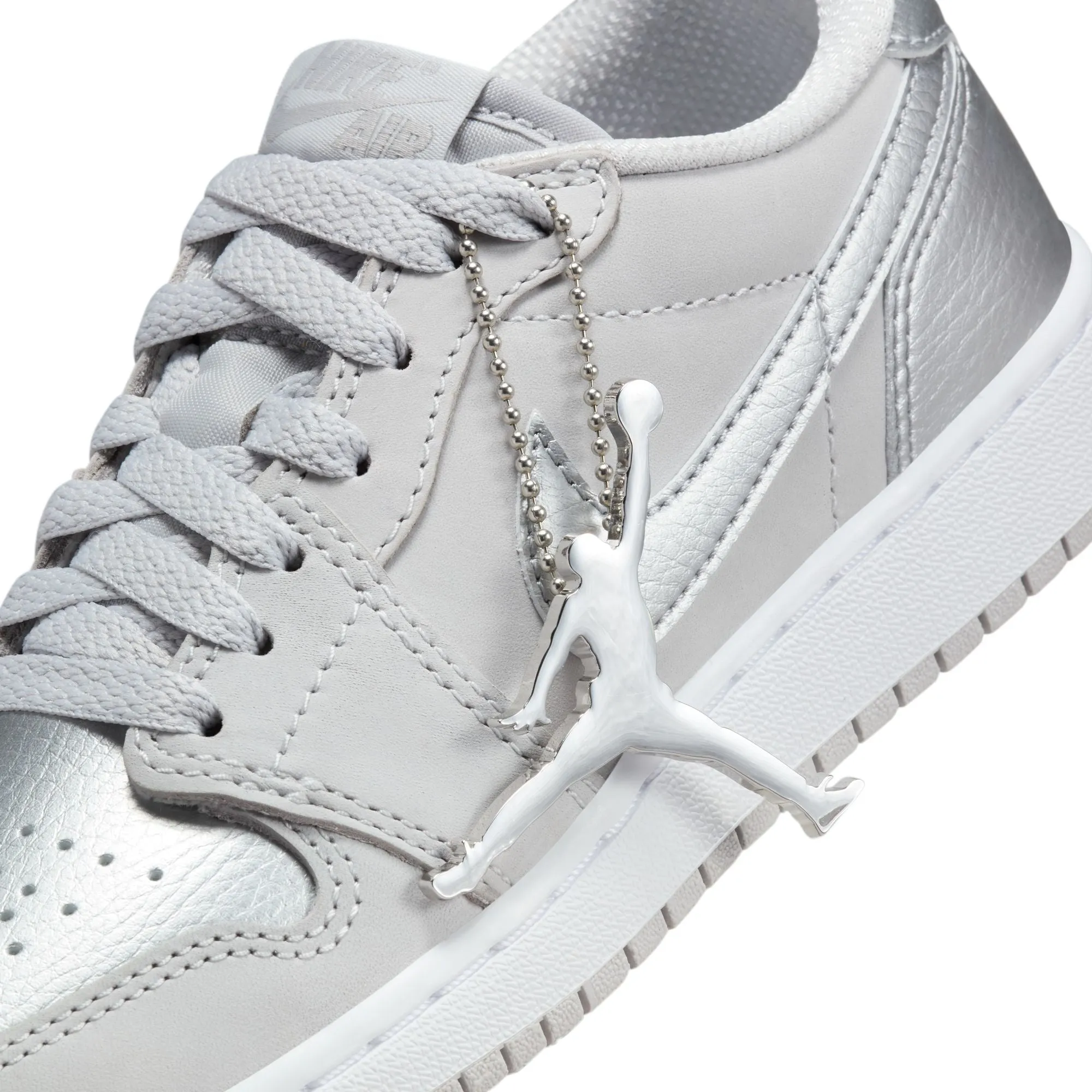 Air Jordan 1 Low OG "Metallic Silver" Grade School - Kids