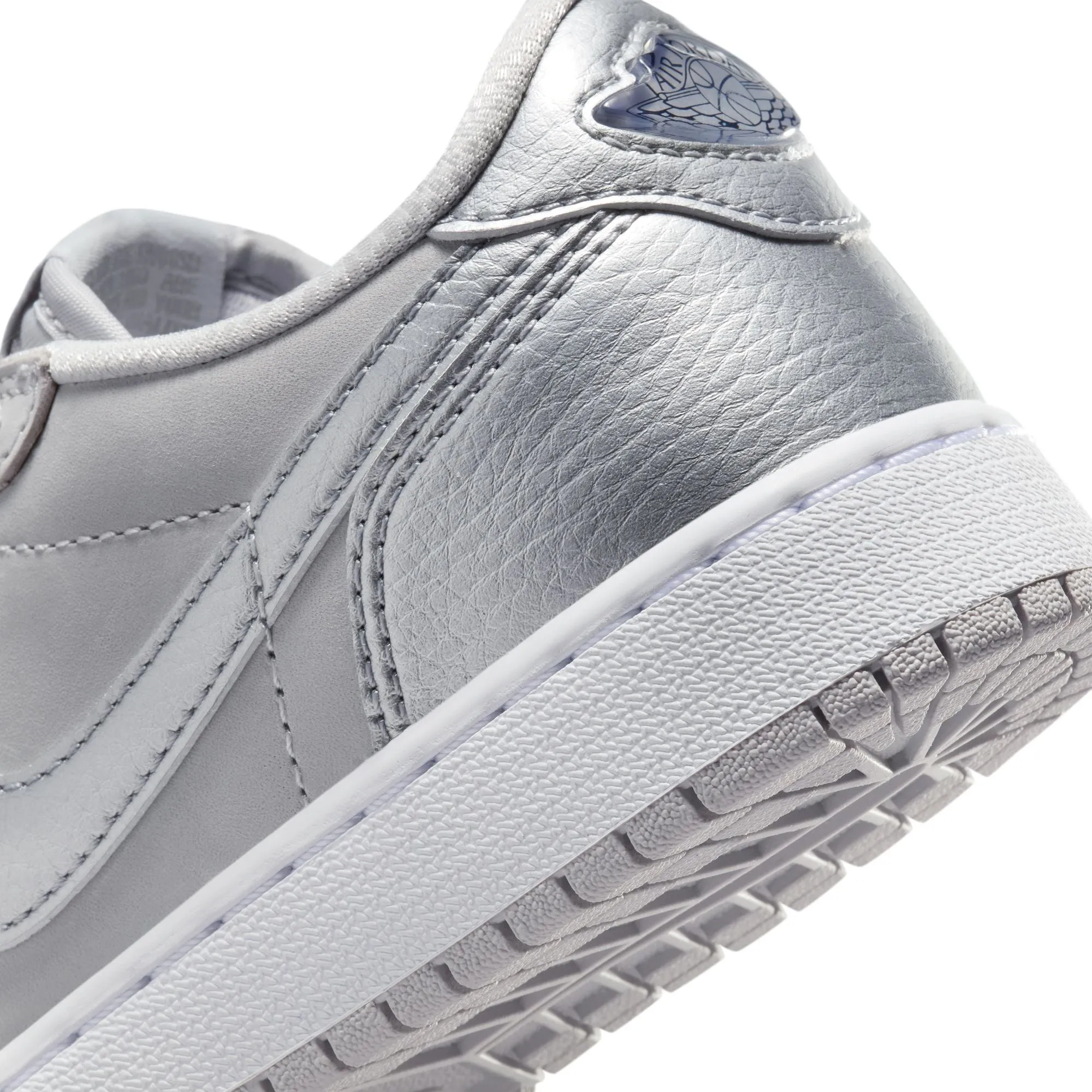 Air Jordan 1 Low OG "Metallic Silver" Grade School - Kids