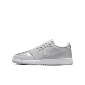 Air Jordan 1 Low OG "Metallic Silver" Grade School - Kids