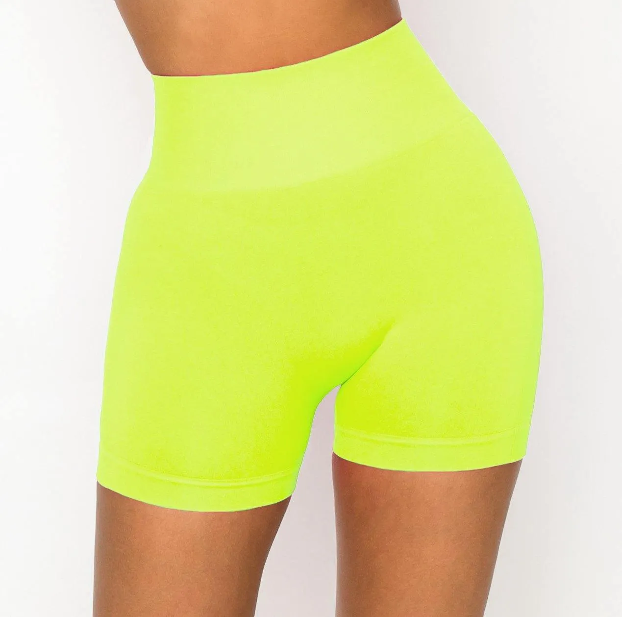 ALWAYS Women's Seamless Biker Shorts - Sexy High Waisted Yoga Running Athletic Workout Short Pants