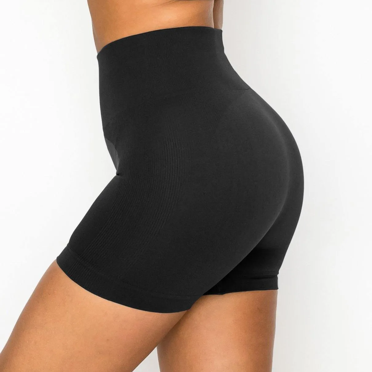 ALWAYS Women's Seamless Biker Shorts - Sexy High Waisted Yoga Running Athletic Workout Short Pants