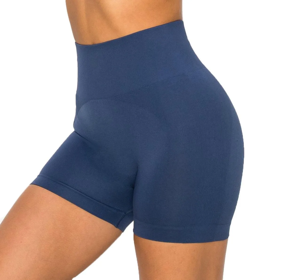 ALWAYS Women's Seamless Biker Shorts - Sexy High Waisted Yoga Running Athletic Workout Short Pants