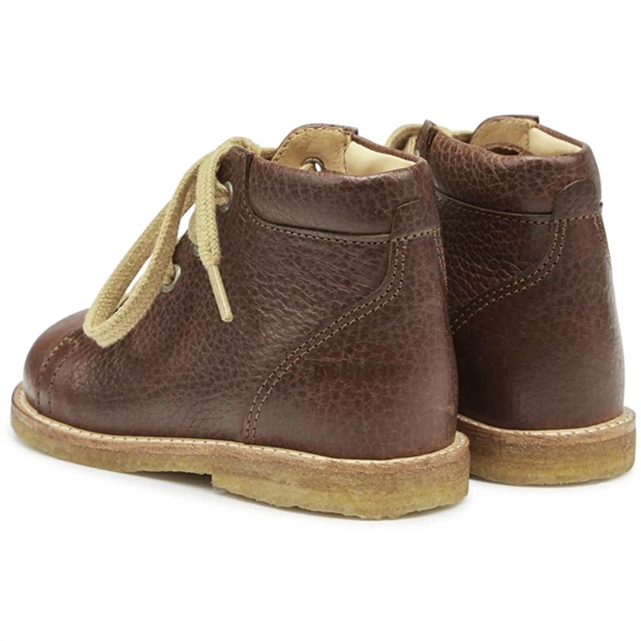 Angulus Shoe With Laces Cognac