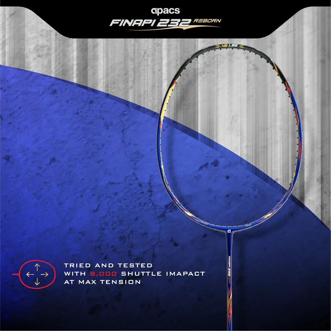 Apacs Finapi 232 Reborn Badminton Racket (Unstrung)