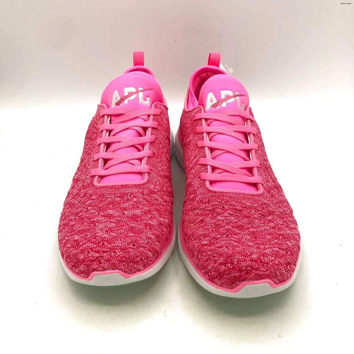 APL-Athletic Propulsion Labs White Fuschia Sneaker Shoe Size 42 US: 11 Shoes