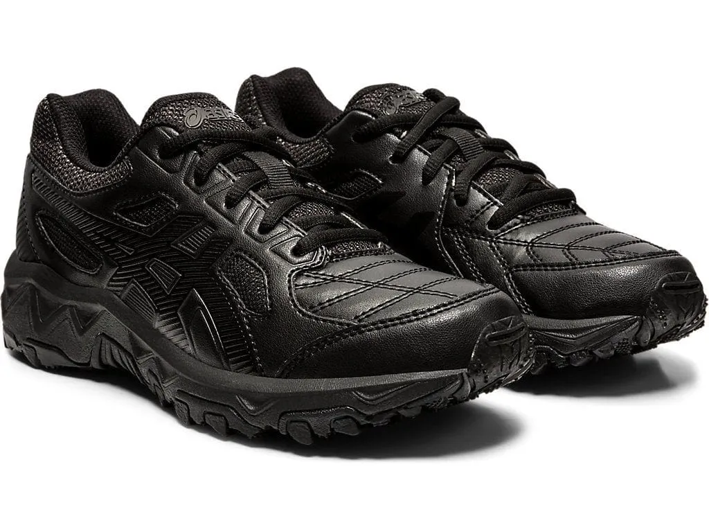 ASICS JUNIOR GEL-TRIGGER 12 TX TRIPLE BLACK RUNNING SHOES