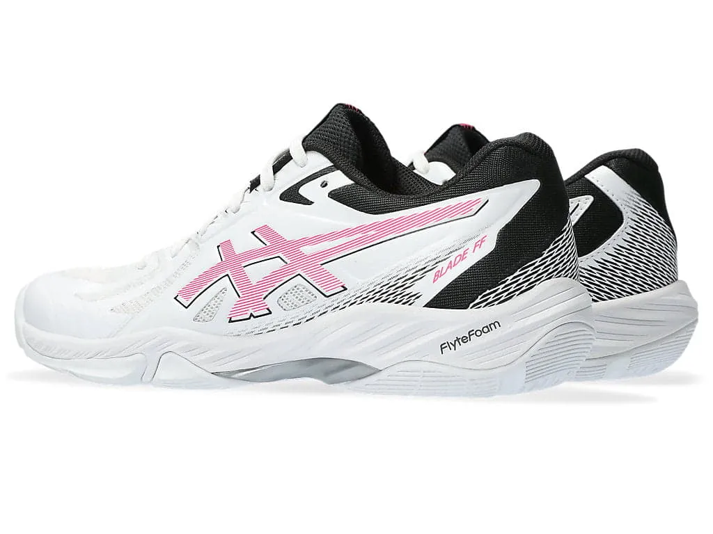 Asics Women's BLADE FF - WHITE/HOT PINK