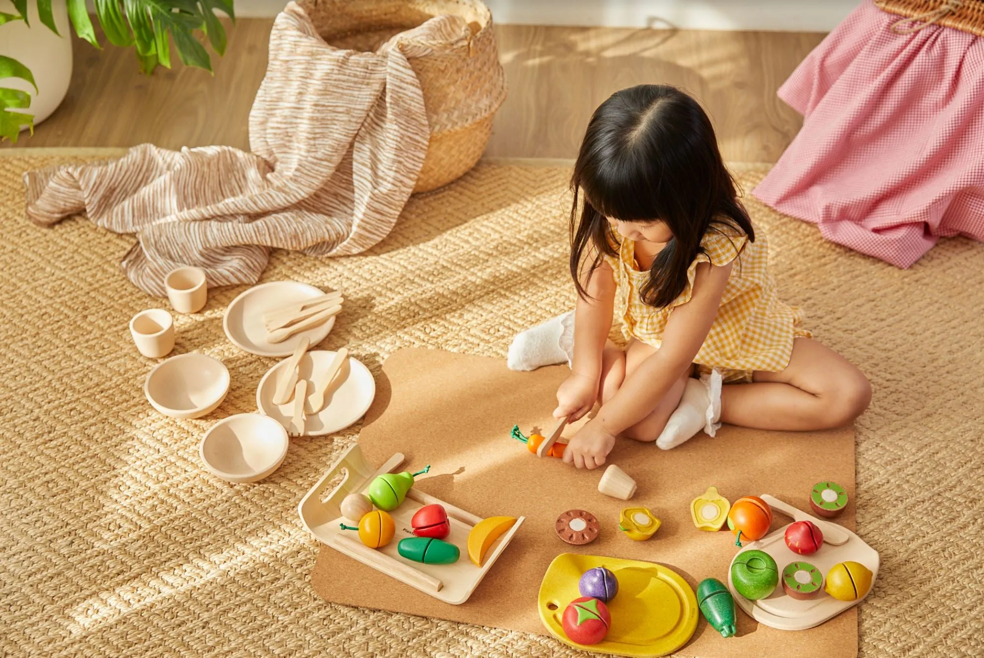 Assorted Fruits - Wooden