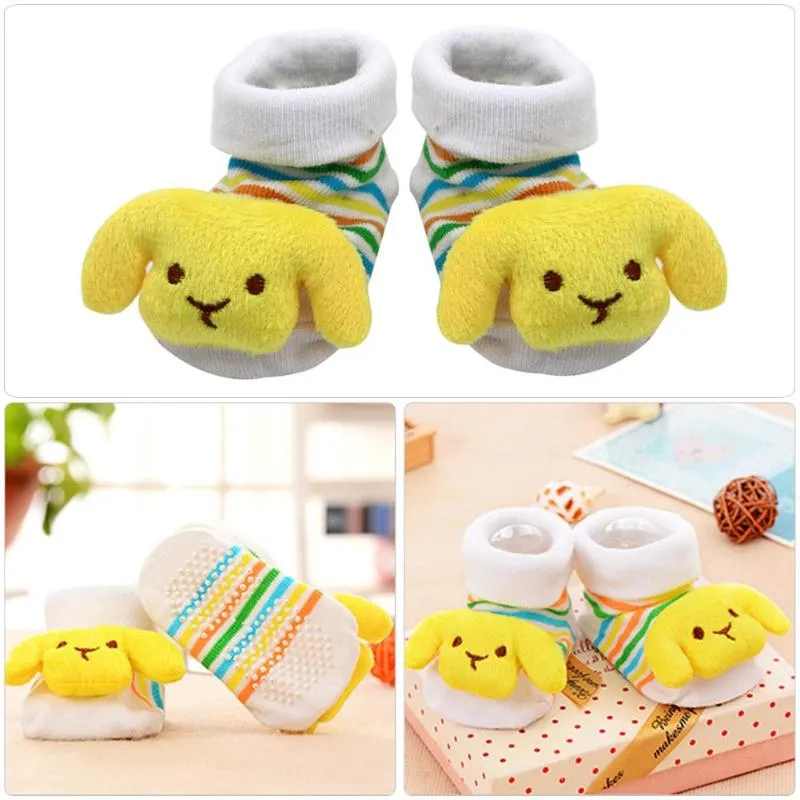 Baby Toddler 3D Decorative Image Anti-Slip Socks