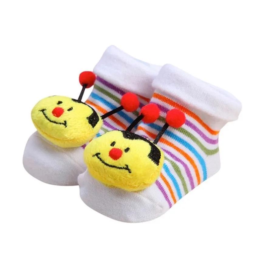 Baby Toddler 3D Decorative Image Anti-Slip Socks