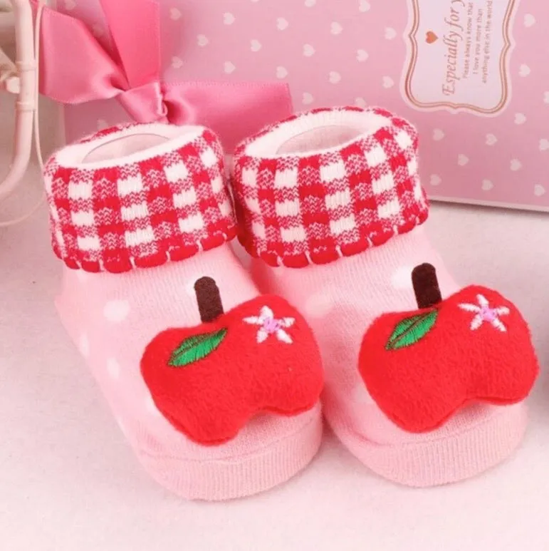 Baby Toddler 3D Decorative Image Anti-Slip Socks