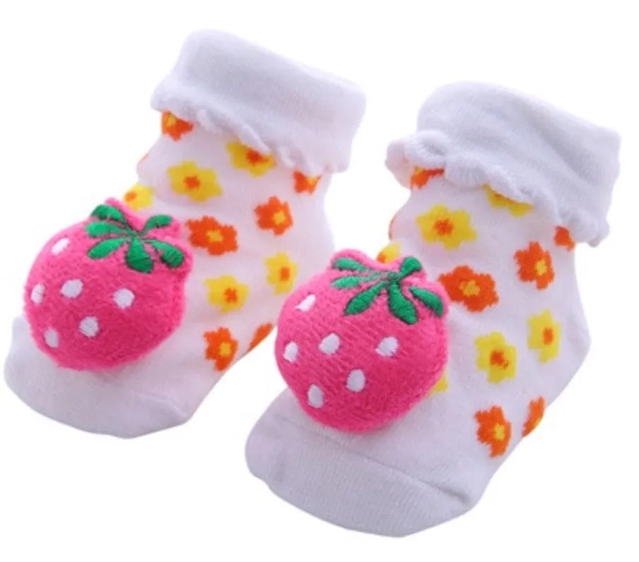 Baby Toddler 3D Decorative Image Anti-Slip Socks