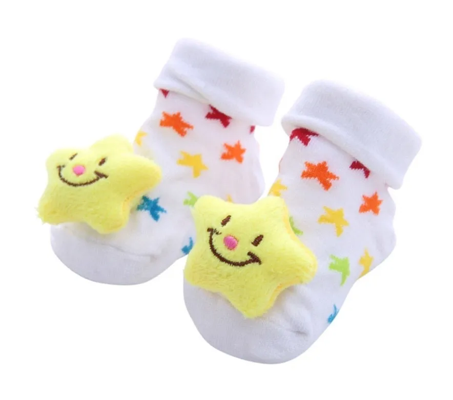 Baby Toddler 3D Decorative Image Anti-Slip Socks