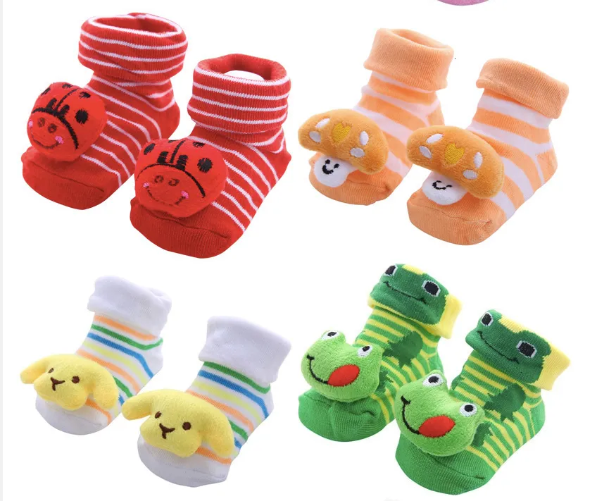 Baby Toddler 3D Decorative Image Anti-Slip Socks