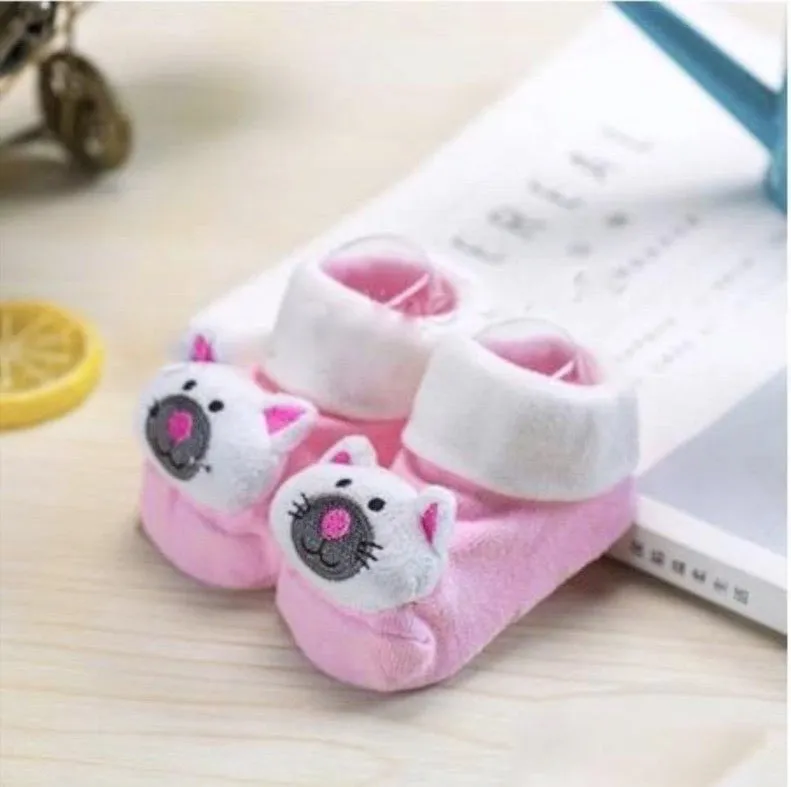 Baby Toddler 3D Decorative Image Anti-Slip Socks