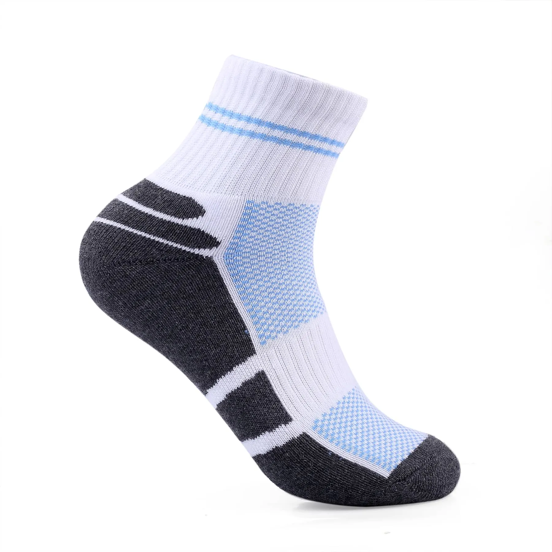 Bacca Bucci Ankle Length comfort performance Terry Athletic Running Socks for Men (1 Pair)