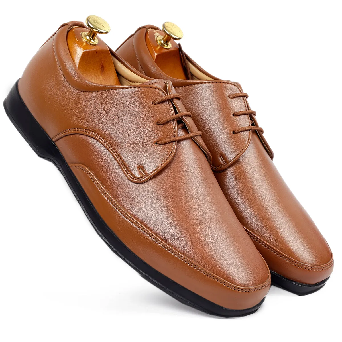 Bacca Bucci BOLTON Men Plus Size Formal lace-up Shoes with Superior Comfort (UK-11 to 13)