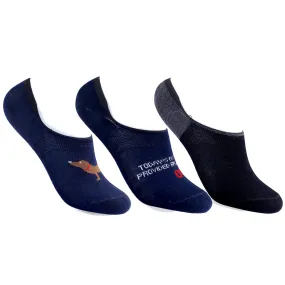 Bacca Bucci Combo of a 3 Pair No-show Socks