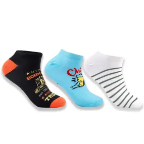 Bacca Bucci Combo of a 3 Pair Short Ankle Length comfort Socks