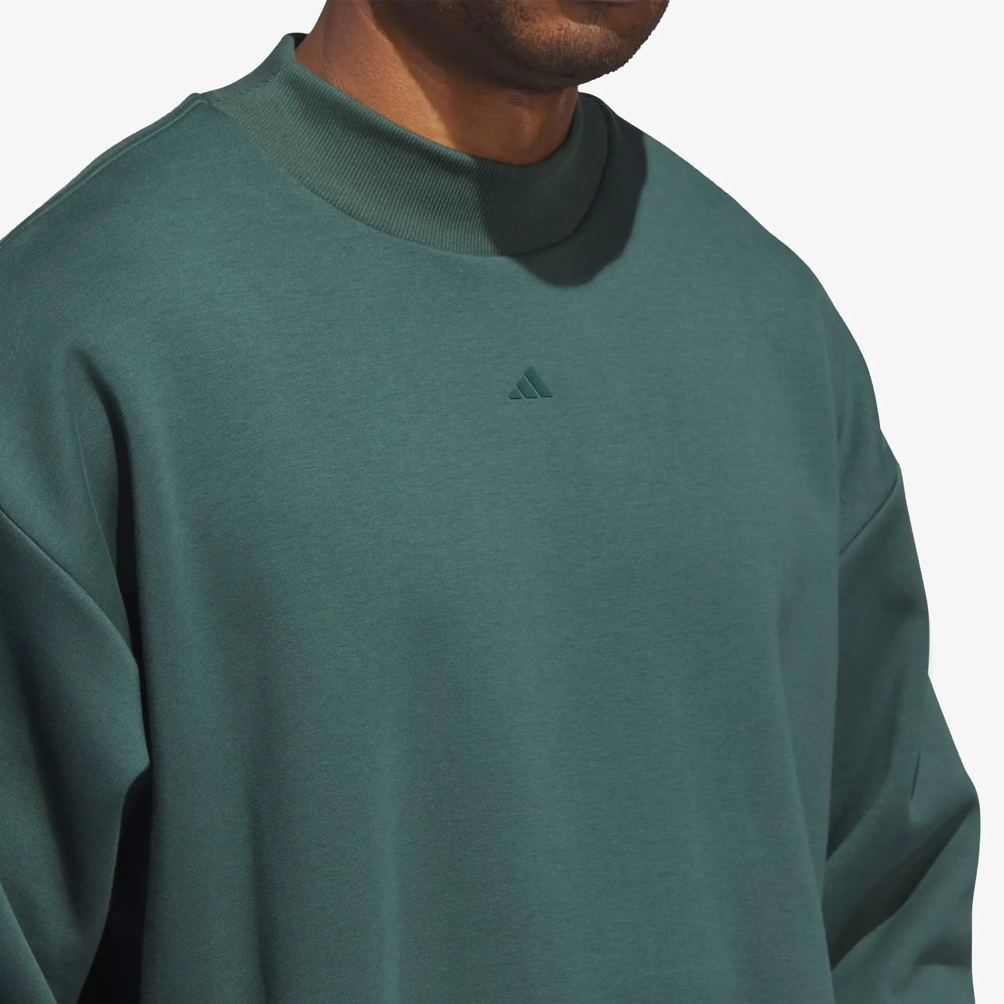 BASKETBALL CREW SWEATSHIRT 'MINERAL GREEN'