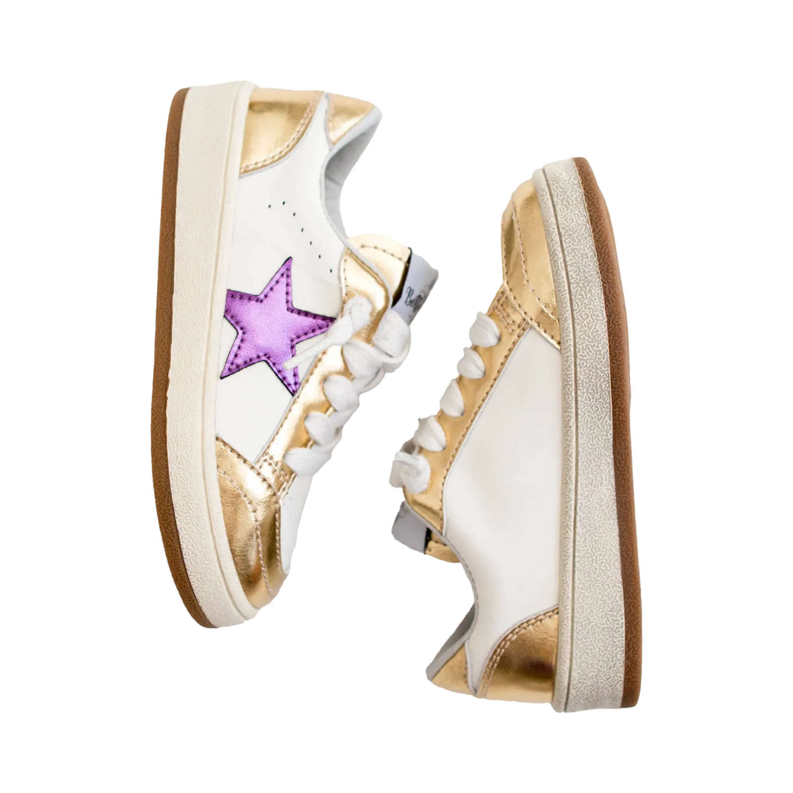 Belle Cher Sneaker - Purple/Gold Metallic