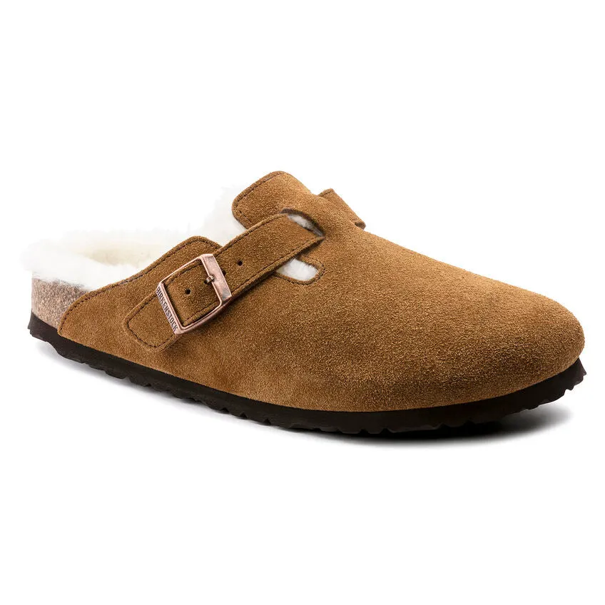 Birkenstock Mink Boston Shearling Clog