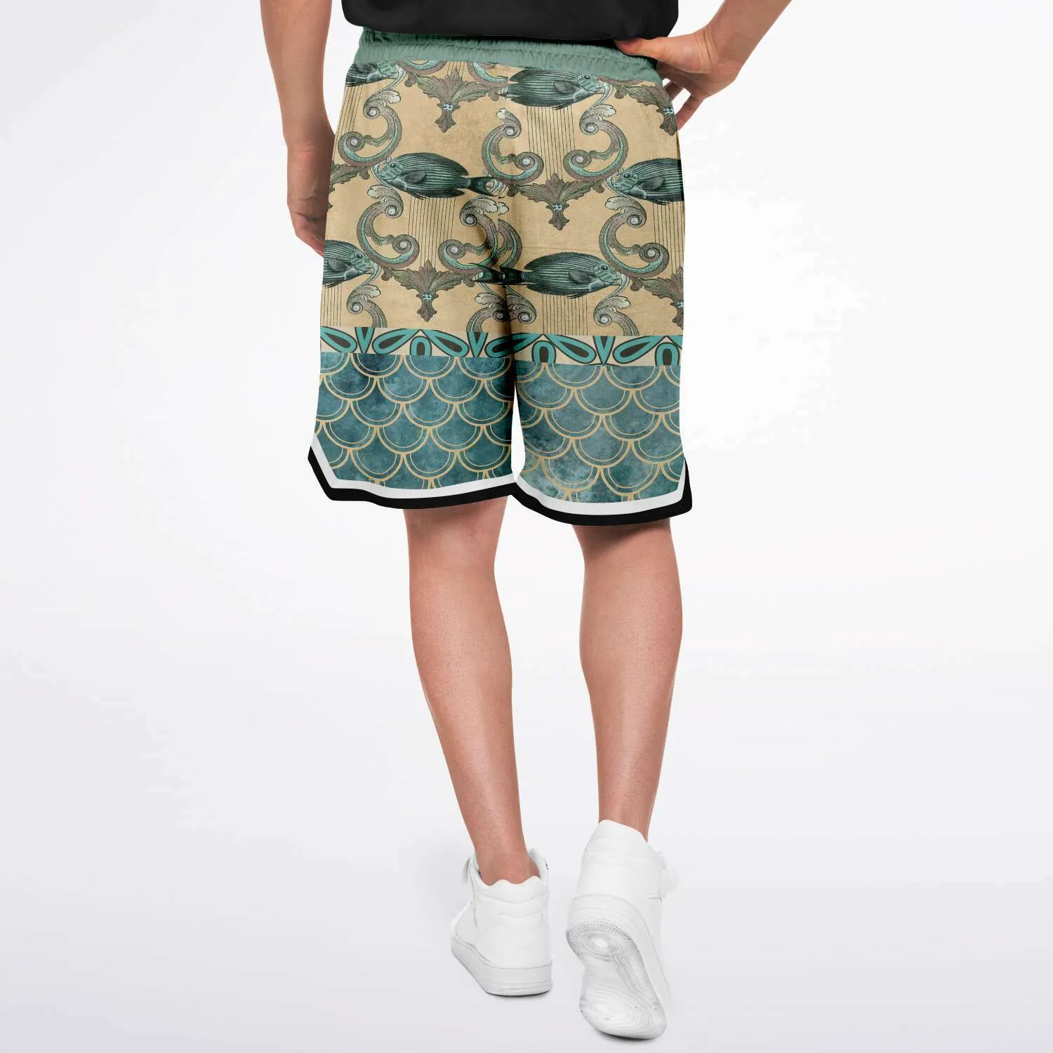 Bon Voyage Unisex Basketball Shorts