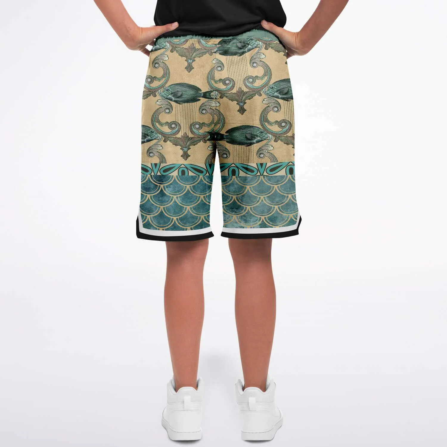 Bon Voyage Unisex Basketball Shorts