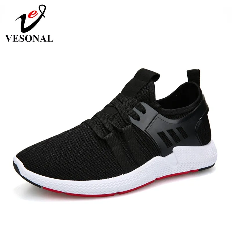 Breathable Comfortable Mesh Men Shoes Casual Lightweight Sneakers