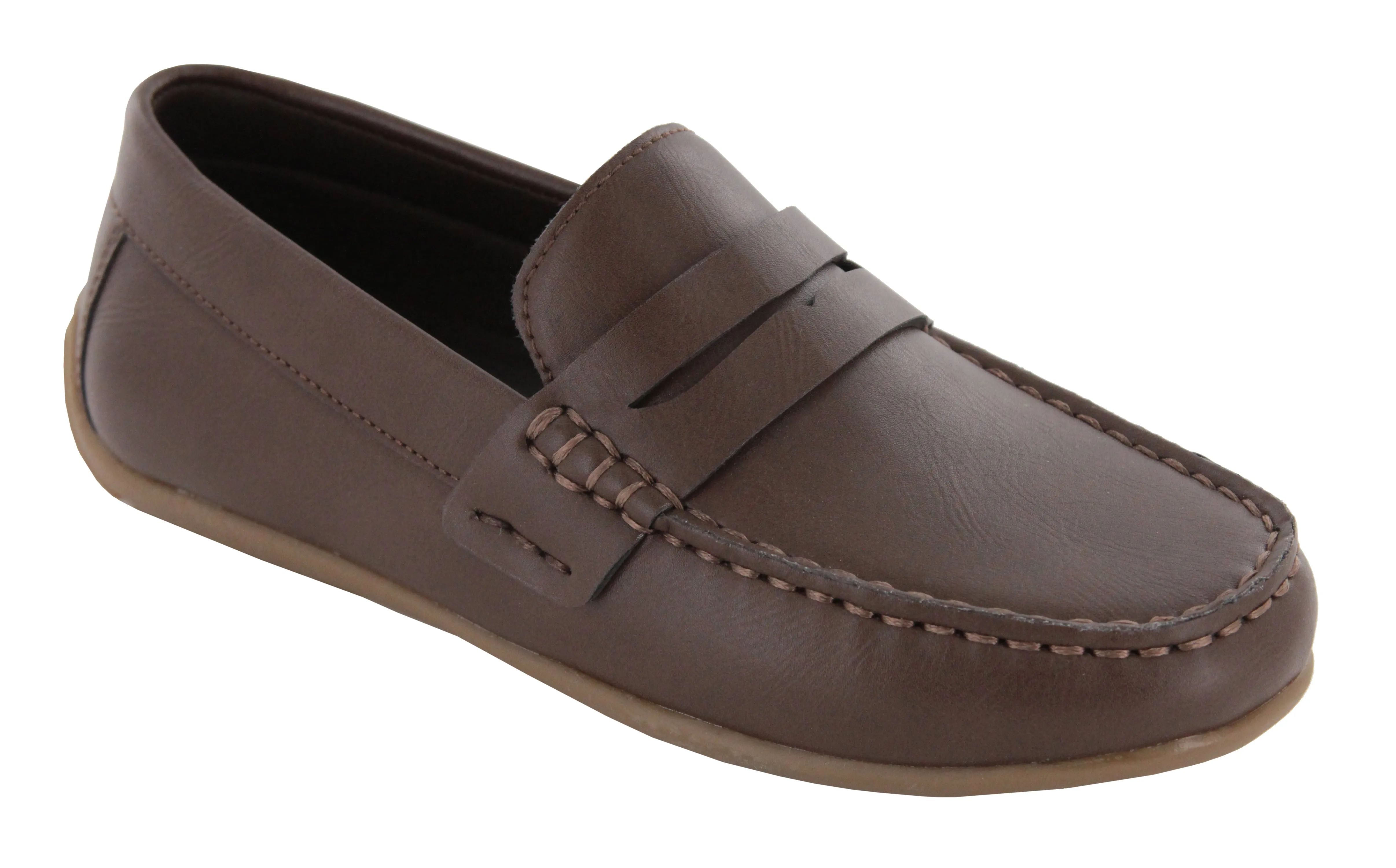 Cameren Bison Brown Driving Loafers