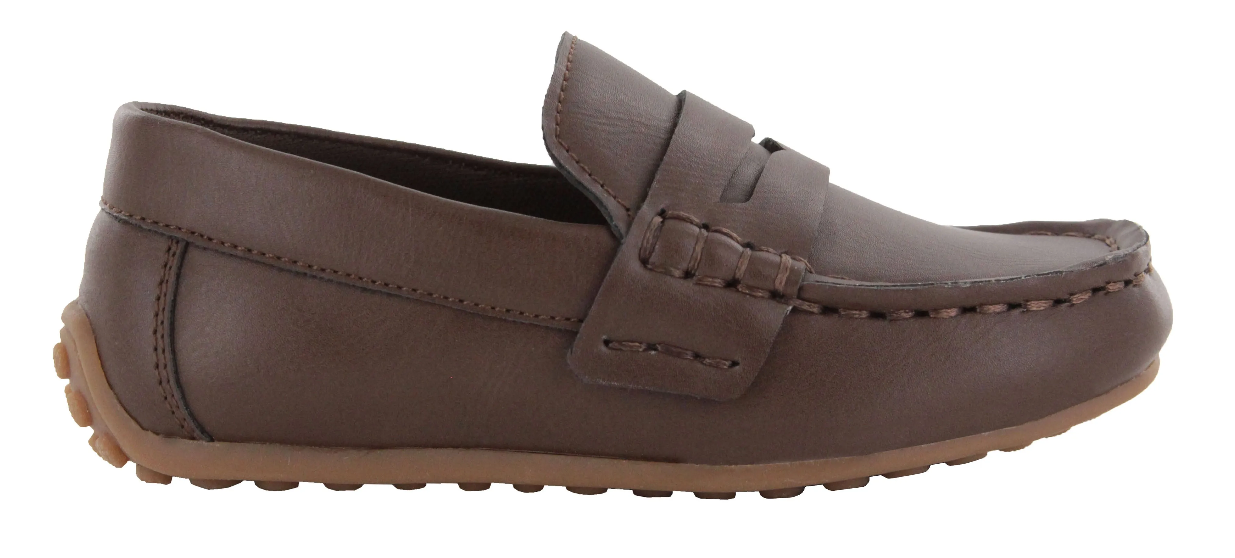 Cameren Bison Brown Driving Loafers