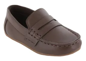 Cameren Bison Brown Driving Loafers