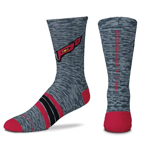 Corvette Heather Crew Socks