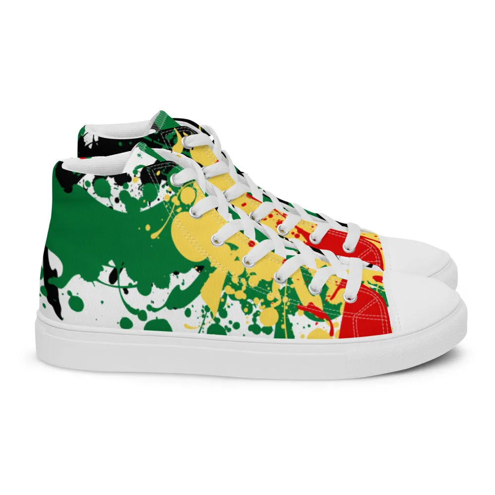 E4SO Splash Men’s high top canvas shoes