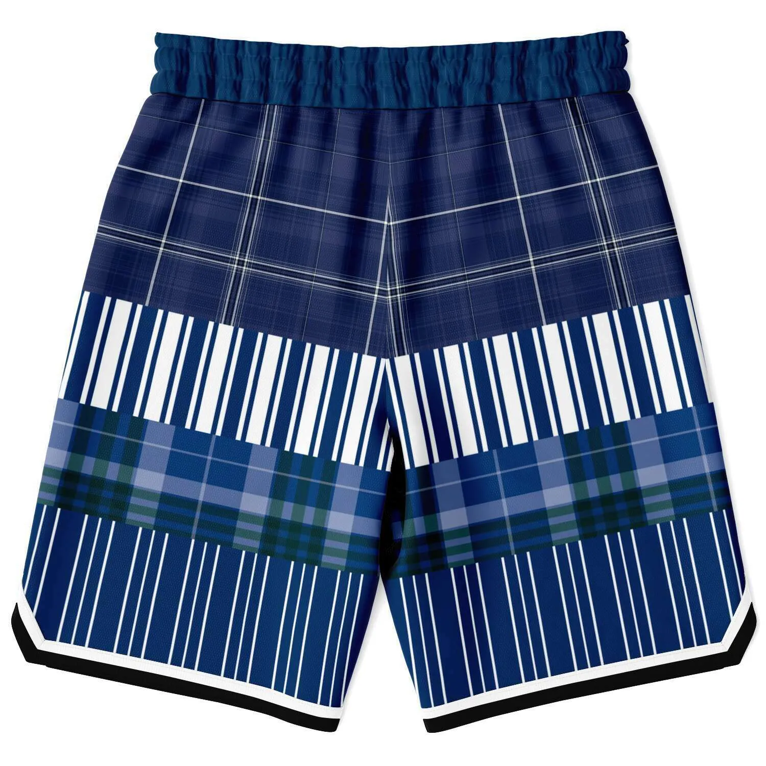 Fair Isle Blue Basketball Shorts