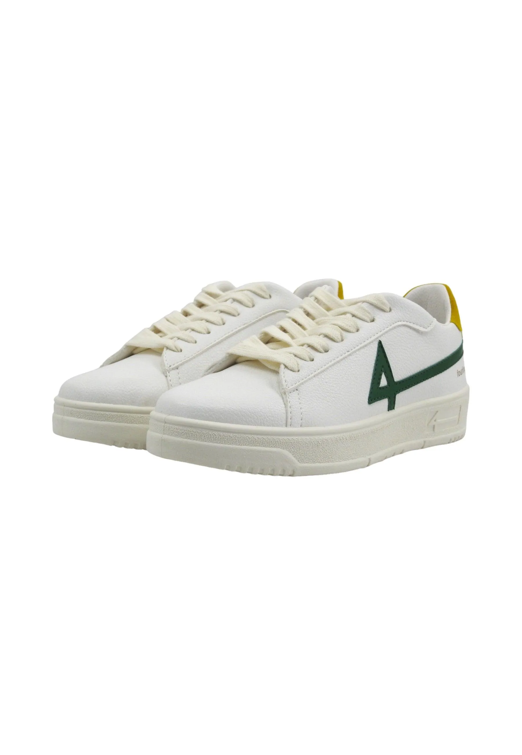 FOURLINE Sneaker Donna Green Yellow Bianco X500D