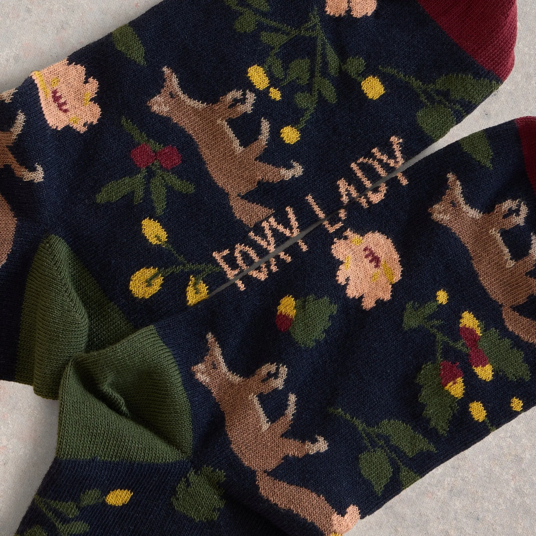 Foxy Lady Ankle Socks - Navy Multi