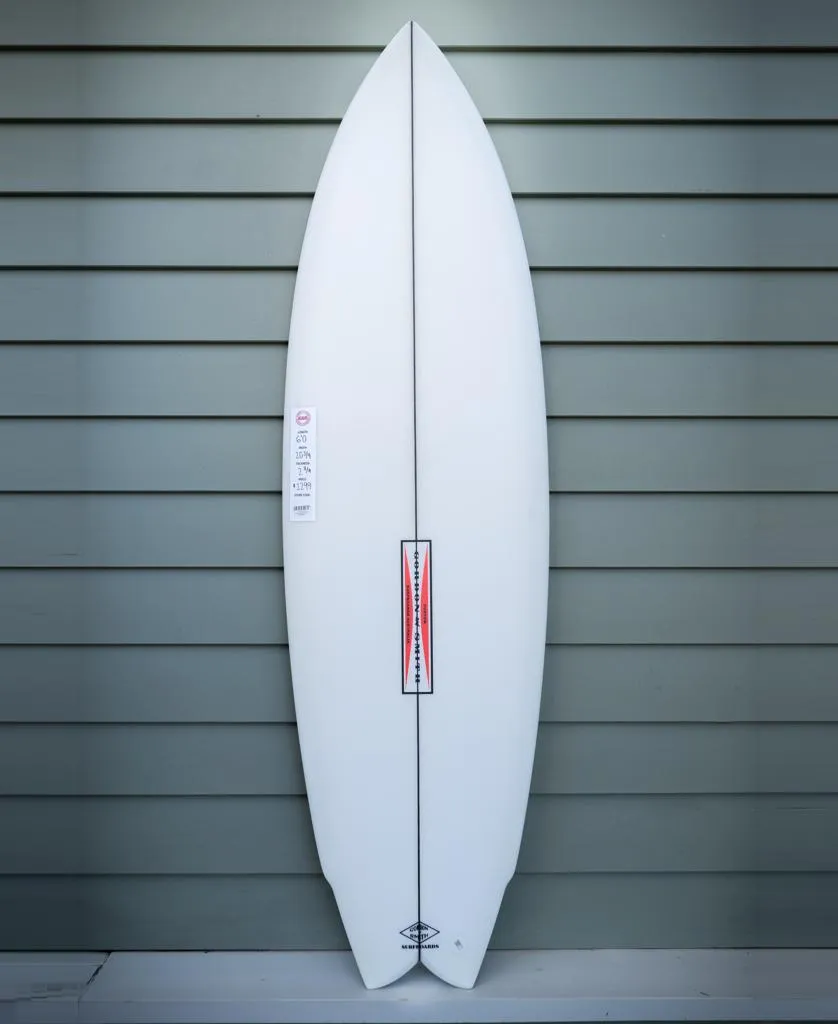 G&S 6'0 Power Twin Matte Finish | White