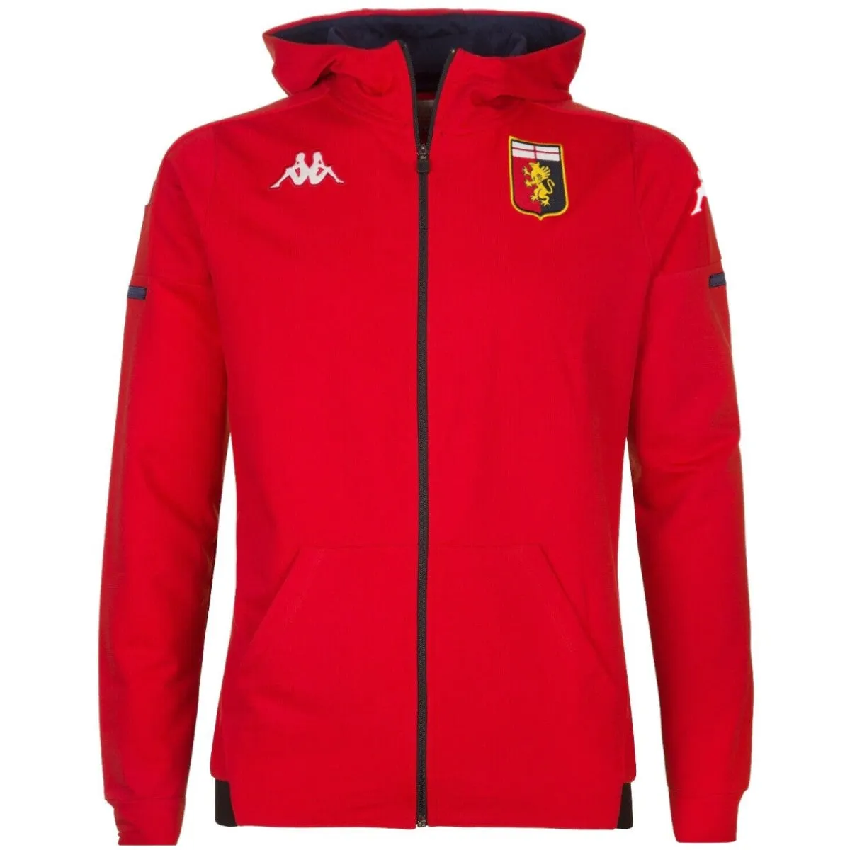 Genoa CFC Soccer training presentation hooded jacket 2021 - Kappa