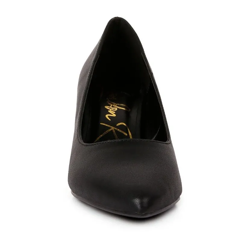 Golden Mirror Pump Heel