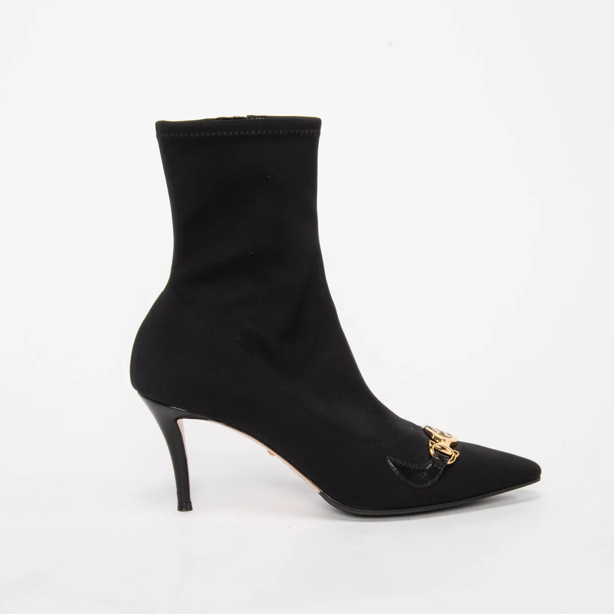 Gucci Black Fabric Zumi Sock Boots 39.5