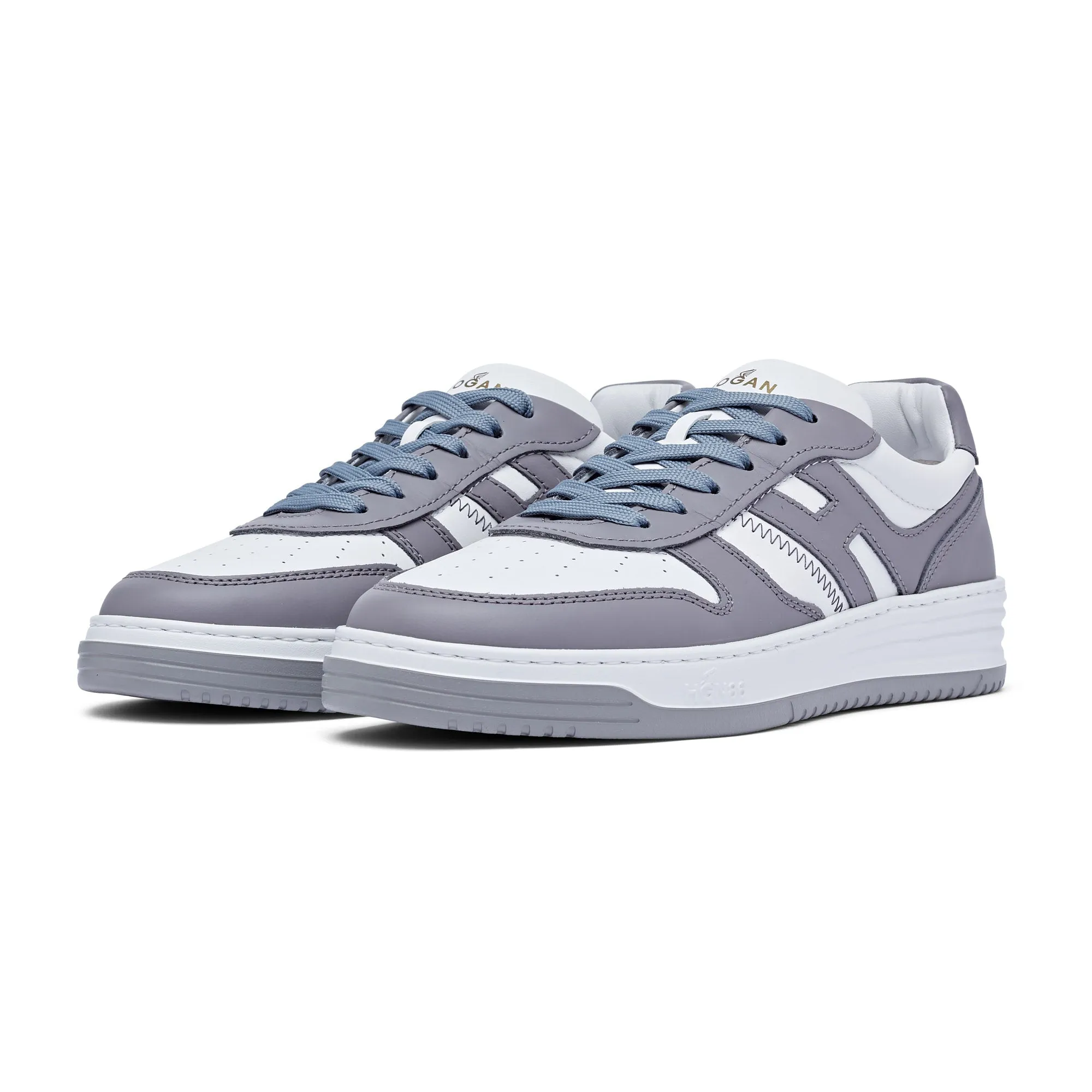 HOGAN H630 Low Top Trainer (Grey / White)