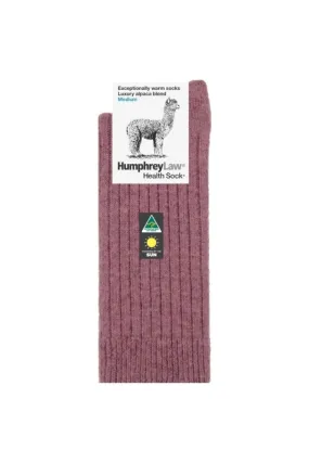 Humphrey Law - Socks - Alpaca Wool Blend - Old Rose